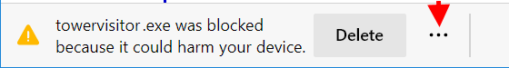 Image of Security Warning Screen