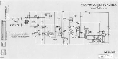 Receiver Carrier WB400 Circuit Diagram